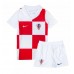 Maillot de foot Croatie Domicile vêtements enfant Europe 2024 Manches Courtes (+ pantalon court)